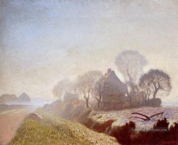  matin Tableaux - Matin En novembre paysage moderne Impressionniste Sir George Clausen